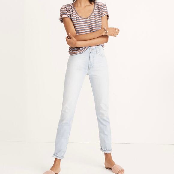 MADEWELL The Perfect Vintage Jean Light Wash 28 Tall H5909 - Picture 1 of 12